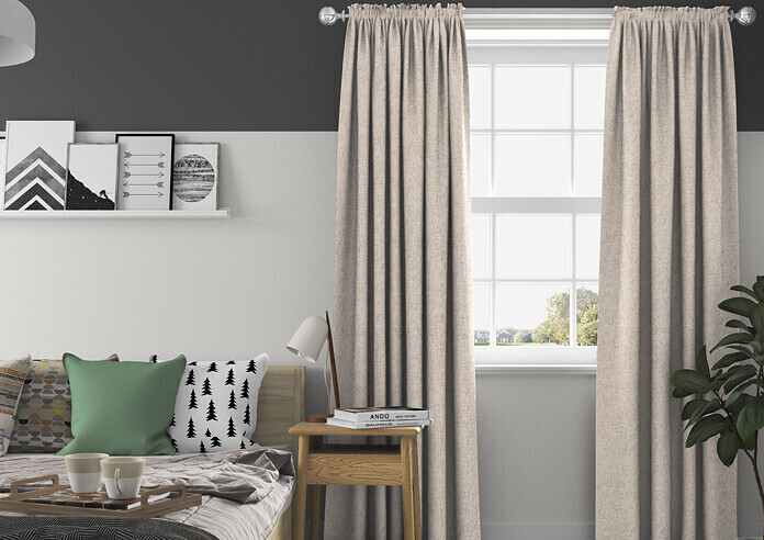 Rya, Natural - Made to Measure Curtains - Image 3
